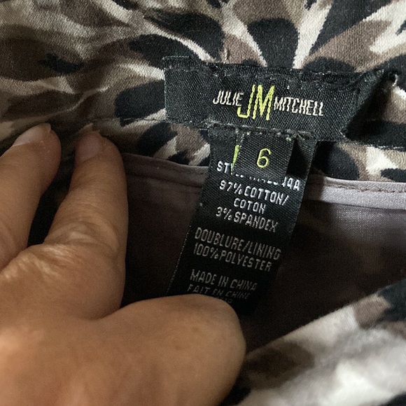 Julie Mitchell animal print skirt - Picture 4 of 6